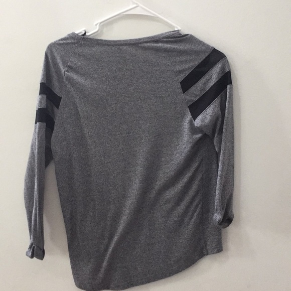 H&M grey, striped black shirt - Picture 2 of 2